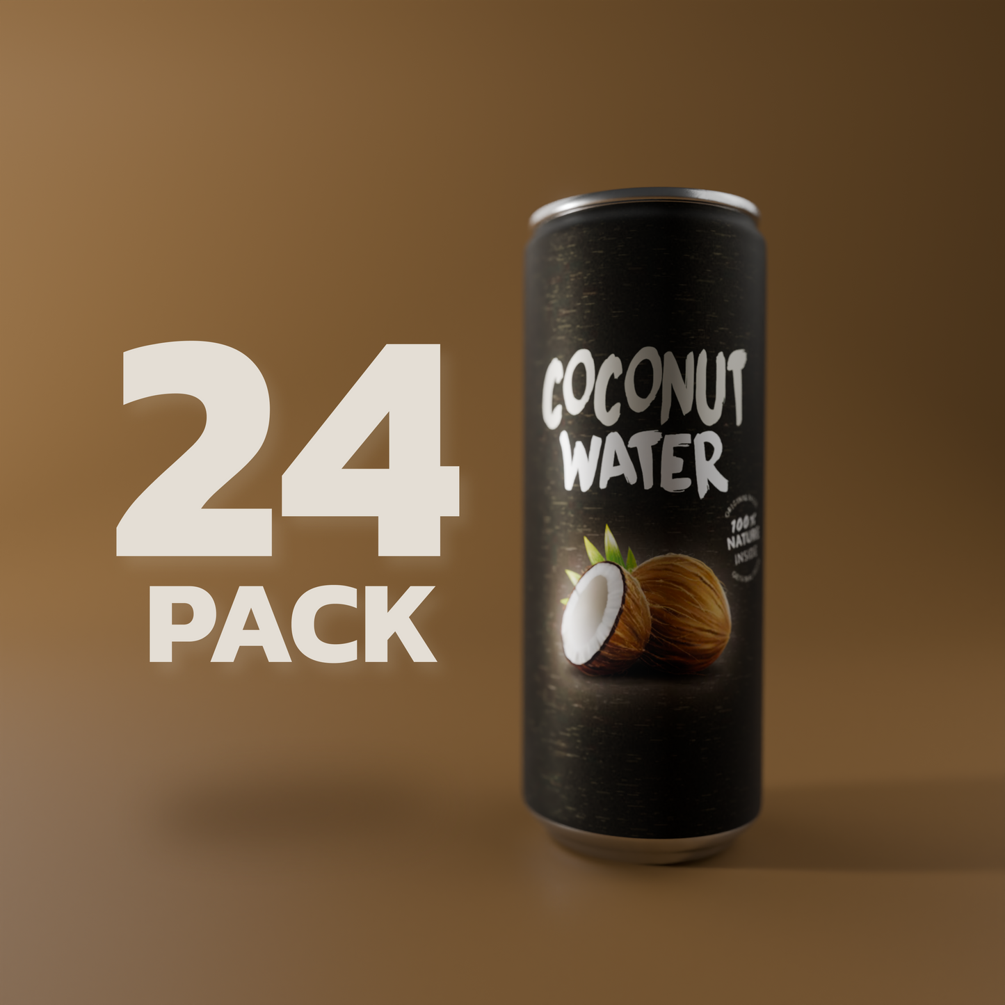 24-Pack 100% Kokoswasser